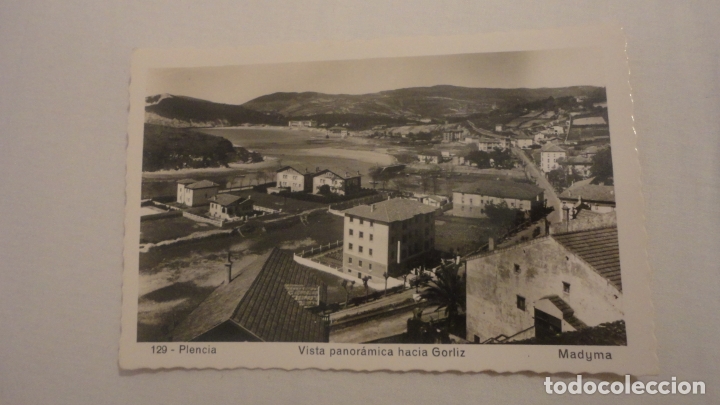 Postales: ANTIGUA POSTAL VISTA PANORAMICA HACA GORLIZ.PLENCIA MADYMA N&ordm; 129