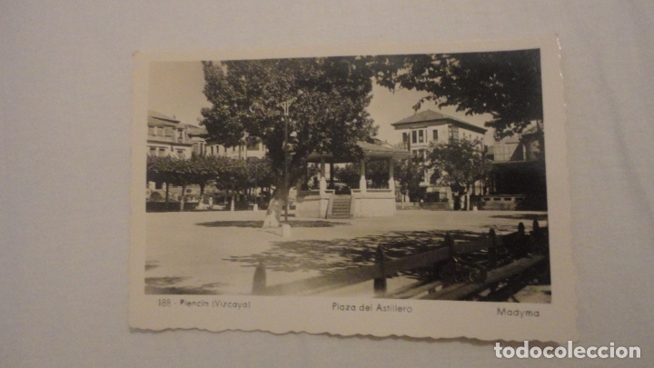 Postales: ANTIGUA POSTAL PLAZA ASTILLERO PLENCIA MADYMA N&ordm; 188