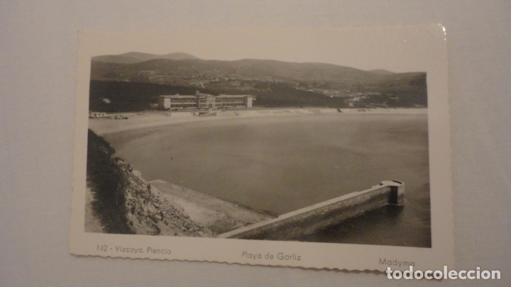 Cartoline: ANTIGUA POSTAL PLAYA GORLIZ PLENCIA MADYMA N&ordm; 142