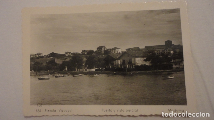 Cartoline: ANTIGUA POSTAL PUERTO Y VISTA PARCIAL.PLENCIA MADYMA N&ordm; 186