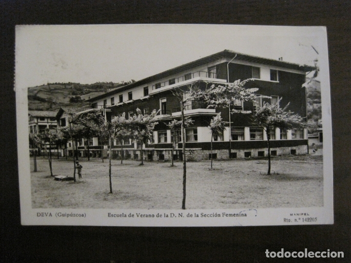 Postais: DEBA-DEVA-ESCUELA DE VERANO DE LA D.N. SECCION FEMENINA-FOTOGRAFICA MANIPEL-VER FOTOS-(63.124)