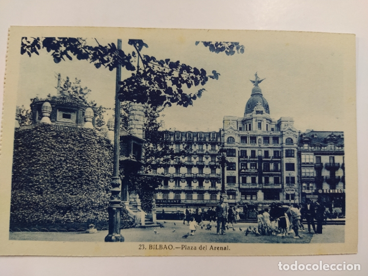 Postais: BILBAO-PLAZA DEL ARENAL-23-GRAFOS-VER REVERSO-(62.988)