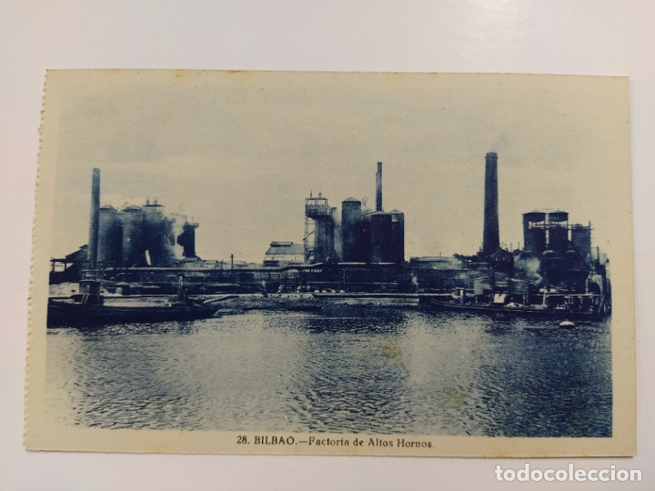Postais: BILBAO-FACTORIA DE ALTOS HORNOS-28-GRAFOS-VER REVERSO-(62.993)