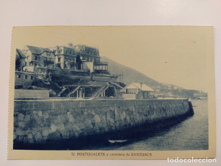 Postais: PORTUGALETE-Y CARRETERA DE SANTURCE-32-GRAFOS-VER REVERSO-(62.997)