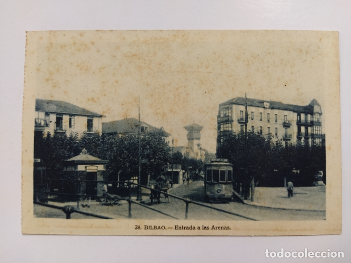 Postais: BILBAO-ENTRADA A LAS ARENAS-28-HAE-VER REVERSO-(63.006)