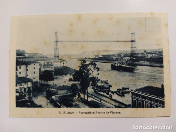 Postais: BILBAO-PORTUGALETE-PUENTE DE VIZCAYA-31-HAE-VER REVERSO-(63.009)