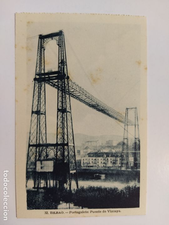 Postais: BILBAO-PORTUGALETE-PUENTE DE VIZCAYA-32-HAE-VER REVERSO-(63.010)