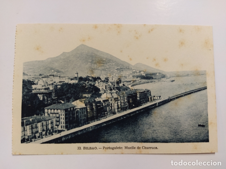 Postais: BILBAO-PORTUGALETE-MUELLE DE CHURRUCA-33-HAE-VER REVERSO-(63.011)