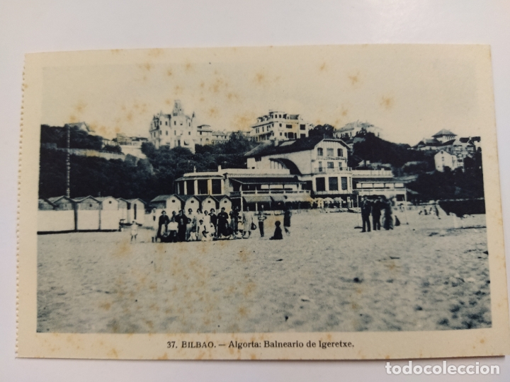 Postais: BILBAO-ALGORTA-BALNEARIO IGERETXE-37-HAE-VER REVERSO-(63.015)