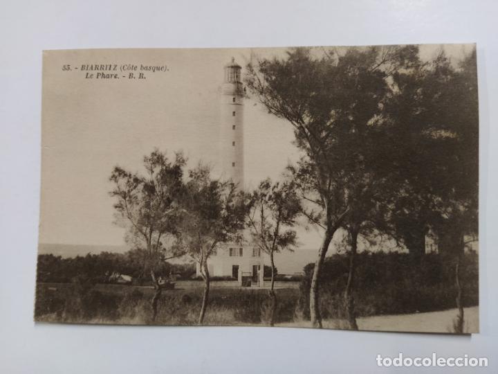 Postais: BIARRITZ-EL FARO-POSTAL ANTIGUA-VER REVERSO-(63.079)