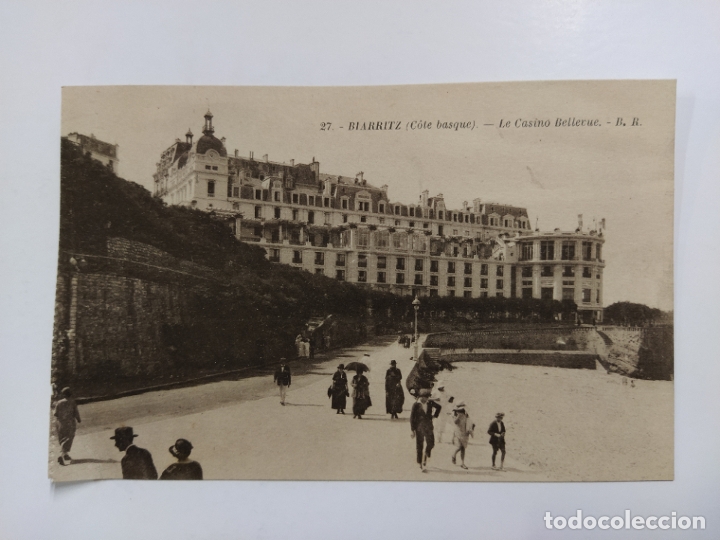 Postais: BIARRITZ-CASINO BELLEVUE-POSTAL ANTIGUA-VER REVERSO-(63.080)