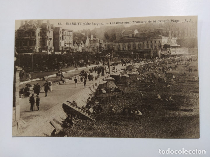 Postais: BIARRITZ-GRAN PLAYA-POSTAL ANTIGUA-VER REVERSO-(63.081)