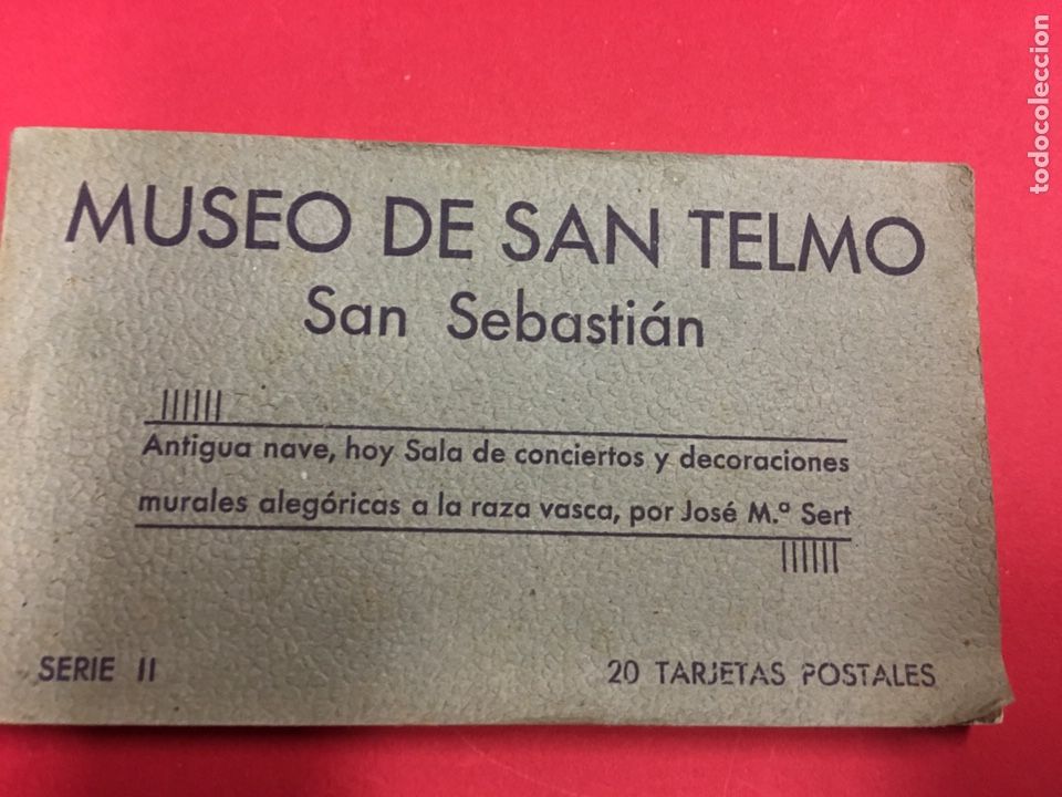Postcards: 20 TARJETAS POSTALES DEL MUSEO DE SAN TELMO SAN SEBASTIAN SERIE II ANTIGUA NAVE SALA CONCIERTOS