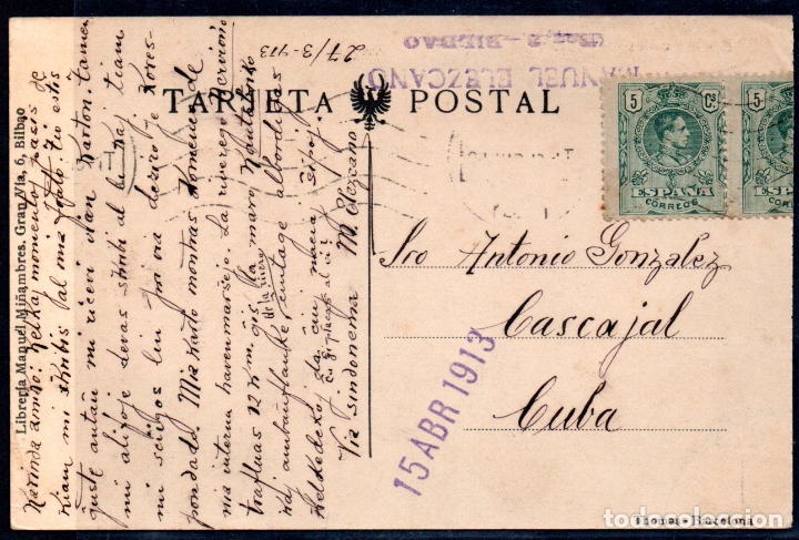 Postales: BILBAO : Thomas, Barcelona - Muelles. - Foto 2