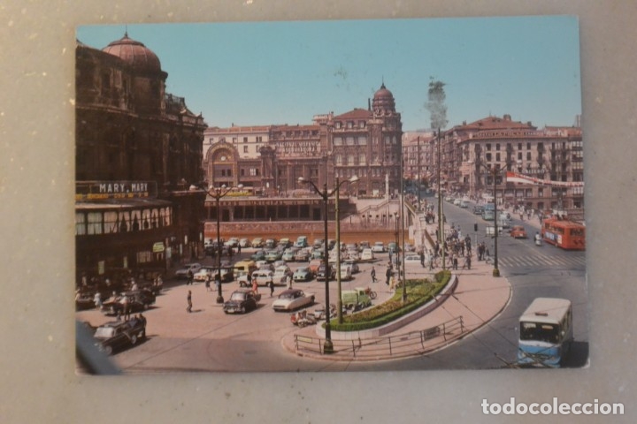 Postcards: TARJETA POSTAL  BILBAO VIZCAYA PLAZA ARRIAGA. CIRCULADA