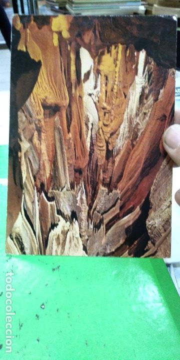Postcards: Postal Cueva de Santimami&ntilde;e Cortezubi Vizcaya Interior rocoso pelin arrugada