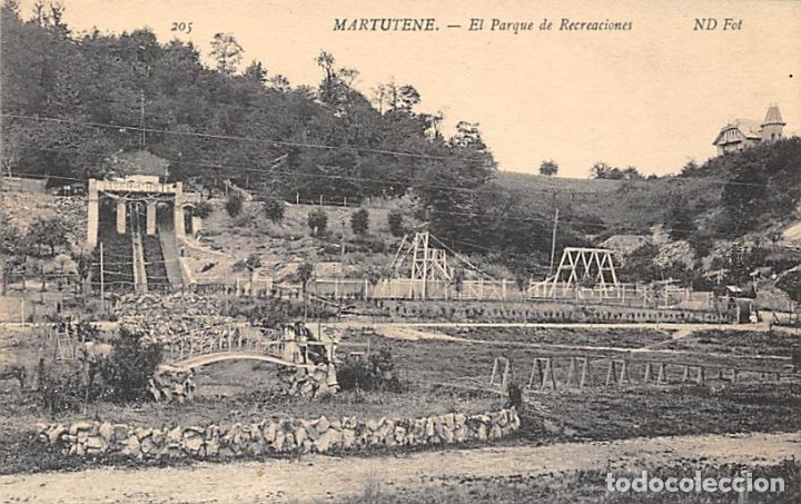 Postkarten: MARTUTENE( SAN SEBASTIAN )- PARQUE DE RECREACIONES