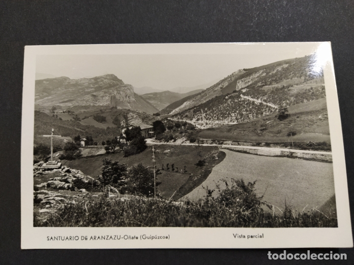 Postais: O&Ntilde;ATE-SANTUARIO DE ARANZAZU-VISTA PARCIAL-FOTOGRAFICA MANIPEL-VER REVERSO-(63.825)