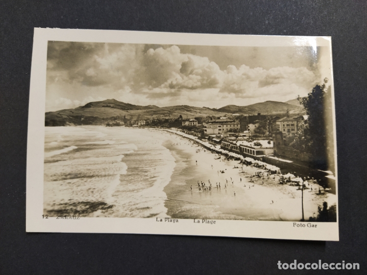 Postais: ZARAUTZ-ZARAUZ-PLAYA-FOTOGRAFICA GAR-VER REVERSO-(63.827)