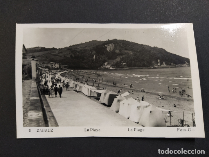 Postais: ZARAUTZ-ZARAUZ-LA PLAYA-2-FOTOGRAFICA GAR-VER REVERSO-(63.829)