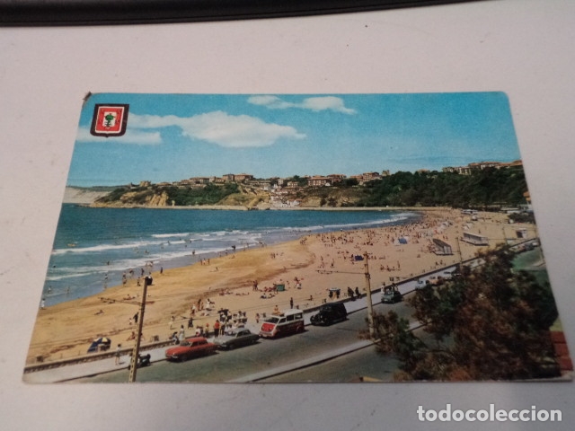 Postales: VIZCAYA - POSTAL ALGORTA - PLAYA DE EREAGA - Foto 1