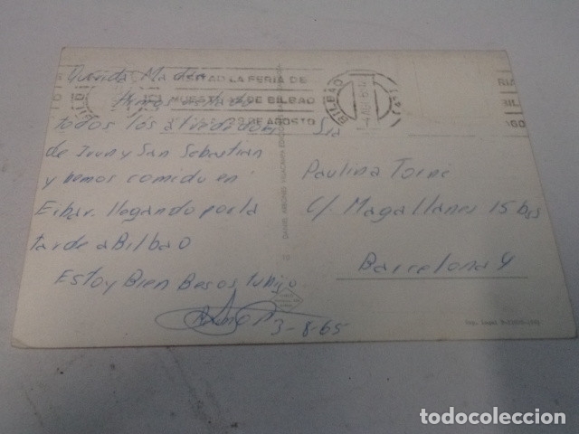 Postales: VIZCAYA - POSTAL BILBAO - Foto 2