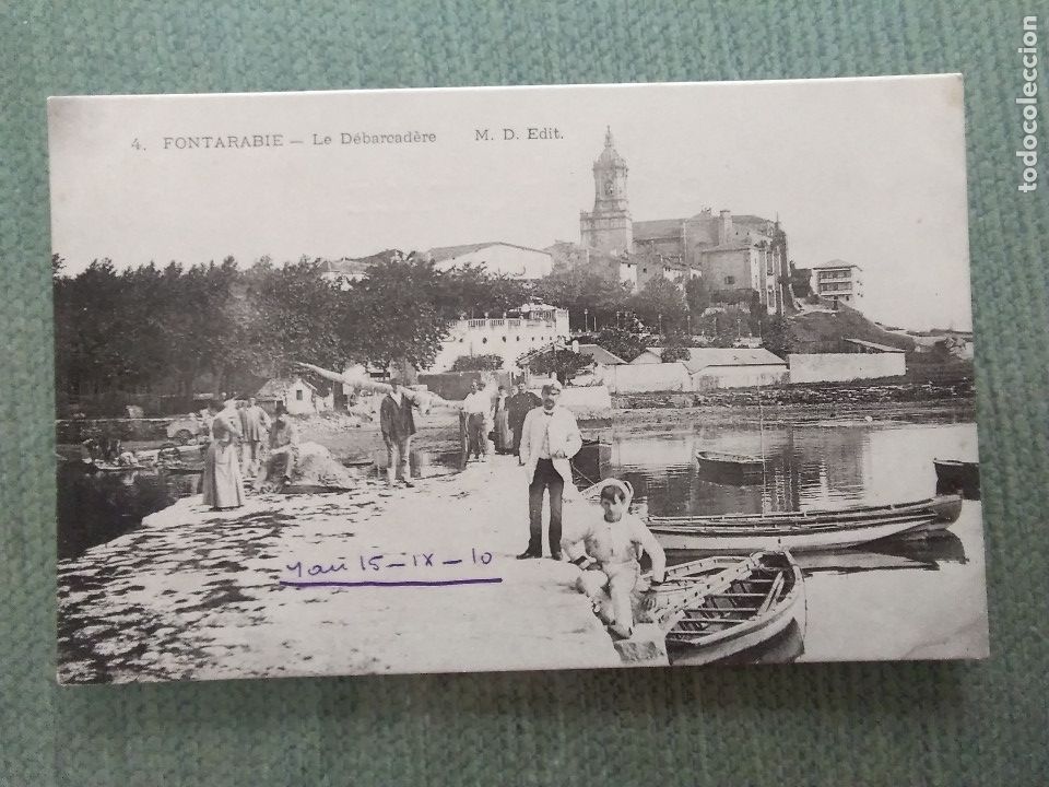Postcards: POSTAL FONTERABIE LE DEBARCADERE