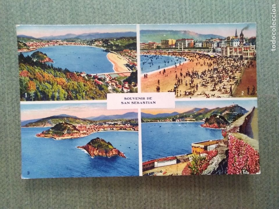Postcards: POSTAL SOUVENIR DE SAN SEBASTIAN