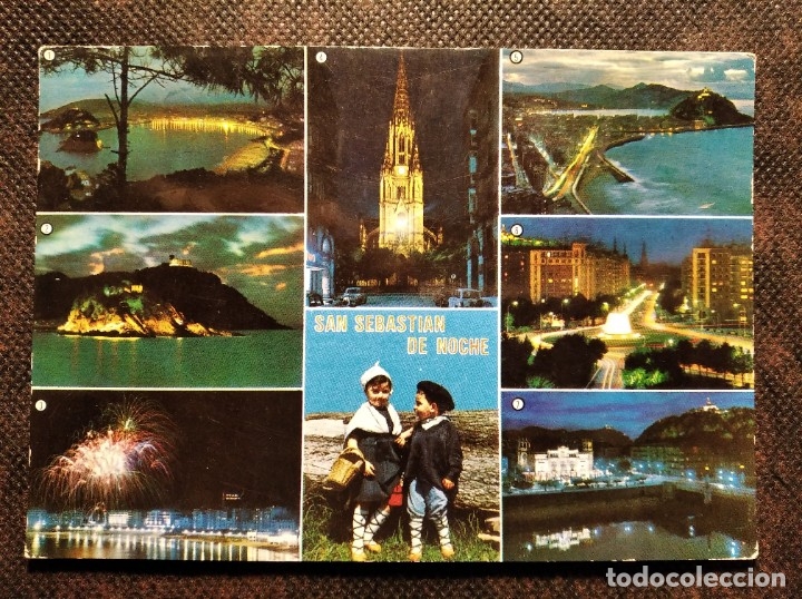 Postcards: POSTAL SELLADA ESPA&Ntilde;A. SAN SEBASTIAN.