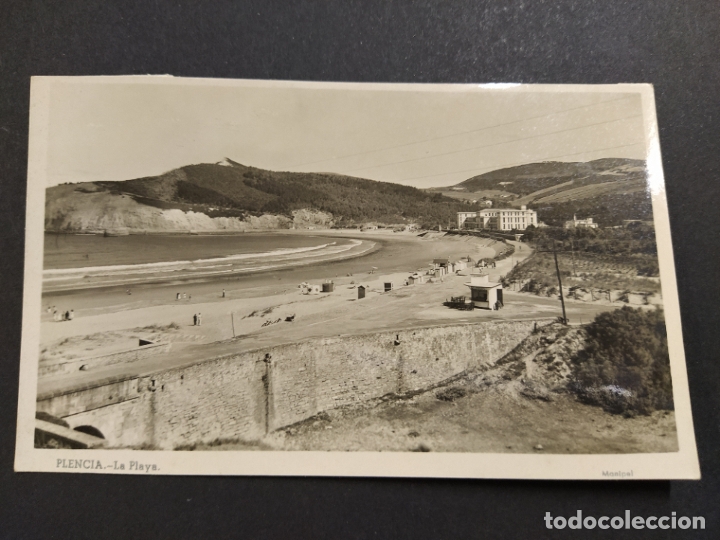 Postais: PLENTZIA-PLENCIA-LA PLAYA-FOTOGRAFICA MANIPEL-POSTAL ANTIGUA-(64.088)