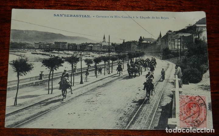 Postcards: Postal de Guipuzcoa. San Sebastian. n&ordm; 40. Carretera de Mira Cocha a la llegada de los Reyes. Ed. G.