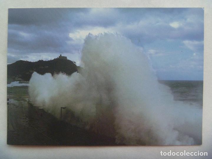 Postcards: POSTAL DE SAN SEBASTIAN : TEMPORAL