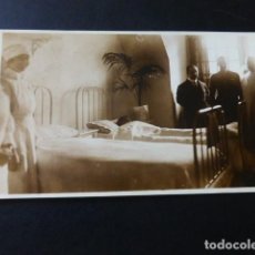 Postales: SAN SEBASTIAN HOSPITAL CRUZ ROJA ALFONSO XIII CON HERIDO DE LA GUERRA DE MARRUECOS ENFERMERA. Lote 183498810