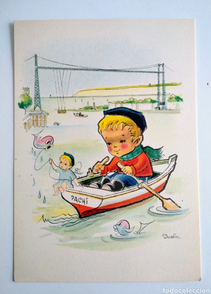 Postcards: 6 POSTALES, ESCENAS VASCAS-- ILUSTRADO POR DESSIN -, SIN CIRCULAR 6 distintas, precio por lote