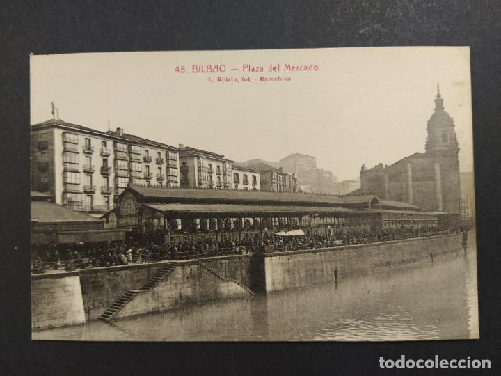 Postais: BILBAO-PLAZA DEL MERCADO-45-ROISIN-POSTAL ANTIGUA-(64.459)