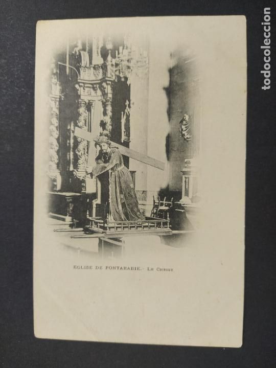 Postais: FUENTERRABIA-HONDARRIBIA-EL CRISTO-REVERSO SIN DIVIDIR-POSTAL ANTIGUA-(64.463)