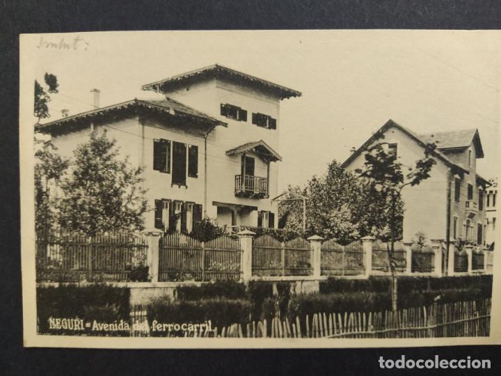 Postais: NEGURI-AVENIDA DEL FERROCARRIL-POSTAL ANTIGUA-(64.550)
