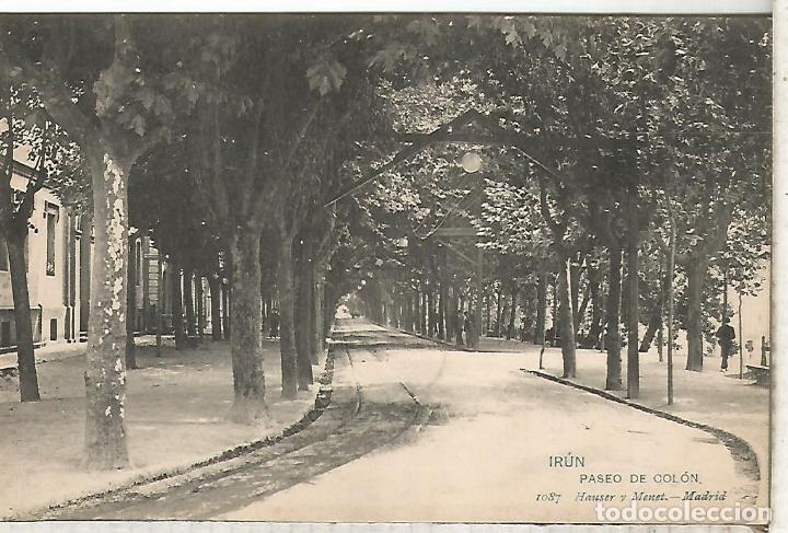 Cartes Postales: GUIPUZCOA IRUN DORSO SIN DIVIDIR