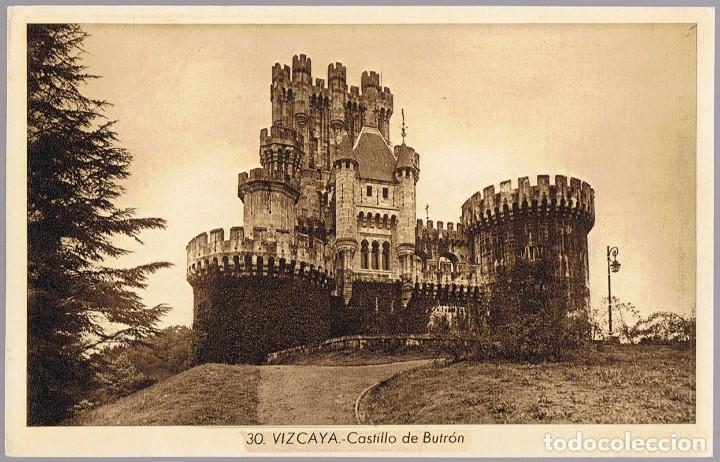 Postales: POSTAL VIZCAYA CASTILLO DE BUTR&Oacute;N - Foto 1