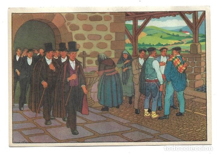 Postkarten: AG39- POSTAL VASCAS -N&ordm; 2.- DIBUJOS DE JOSE ARRUE.-. EDC DE ARTE LABORDE TOLOSA.- NUEVA
