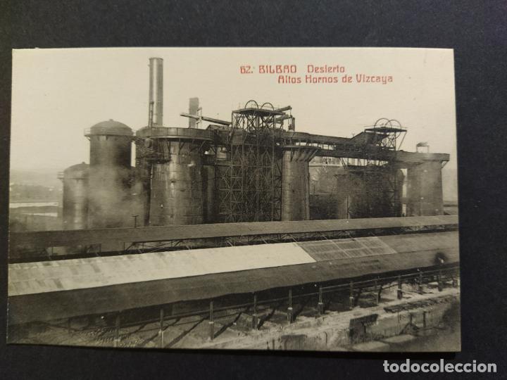 Postais: BILBAO-DESIERTO-ALTOS HORNOS DE VIZCAYA-62-FOTOTIPIA CASTA&Ntilde;EIRA-(64.727)