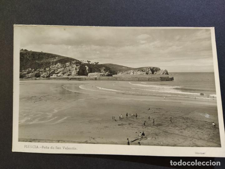 Postais: PLENTZIA-PLENCIA-PE&Ntilde;A DE SAN VALENTIN-FOTOGRAFICA MANIPEL-POSTAL ANTIGUA-(64.743)