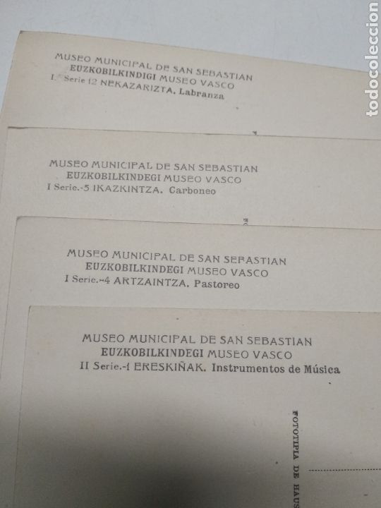 Postales: Lote postales museo San Telmo - Foto 2