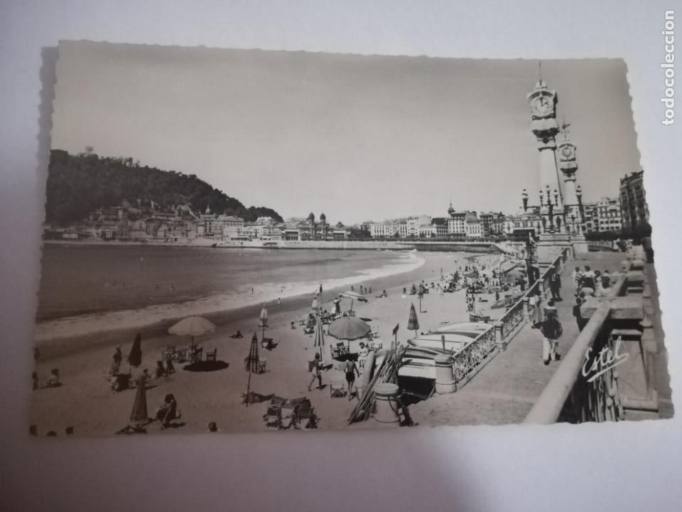 Postcards: TARJETA POSTAL. SAN SEBASTIAN. PLAYA DE LA CONCHA. 3342. EDITION DE LUXE ESTEL