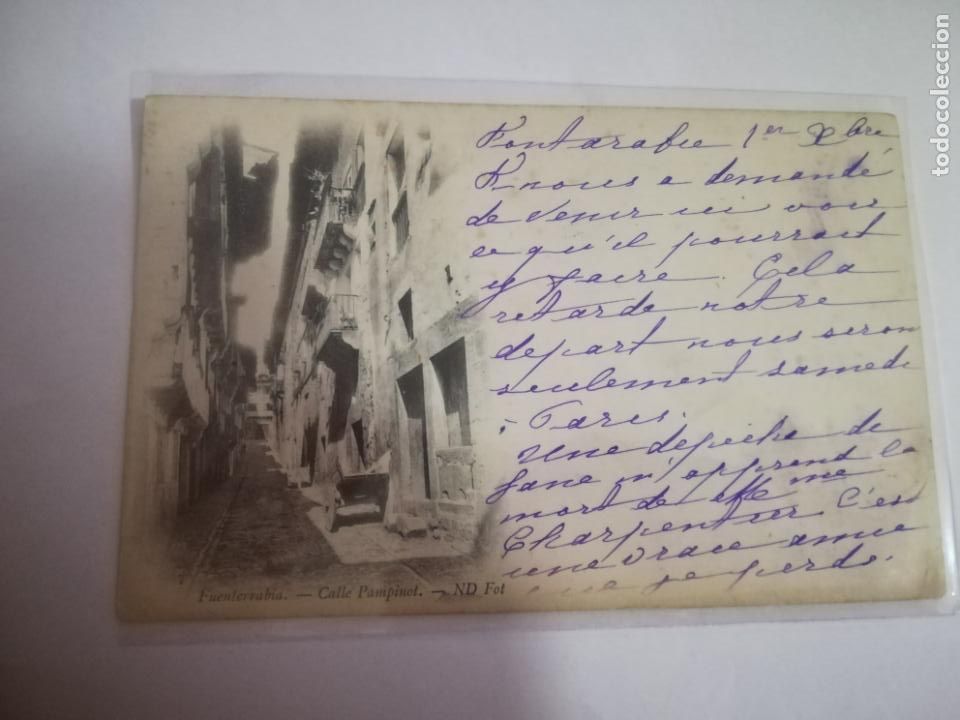 Postcards: TARJETA POSTAL. FUENTERRABIA. CALLE PAMPINOT. ND PHOT