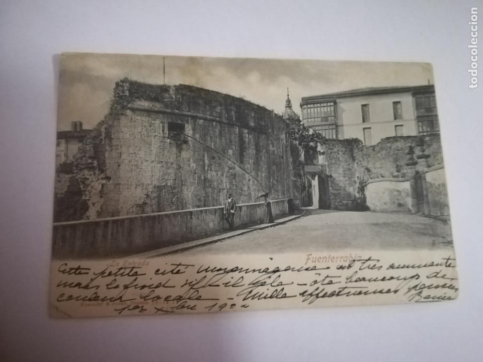 Postcards: TARJETA POSTAL. FUENTERRABIA. LA ENTRADA. ROMMLER & JONAS. 16512,12