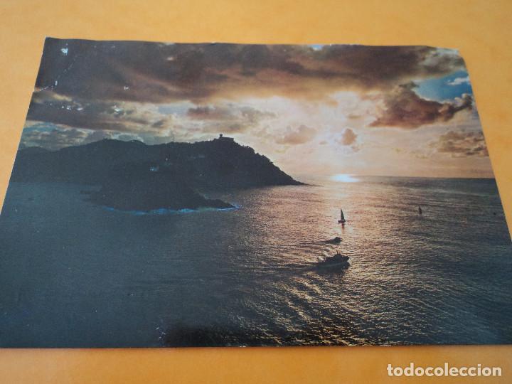Cartoline: 109 san sebastian puesta de sol ed manipel circulada