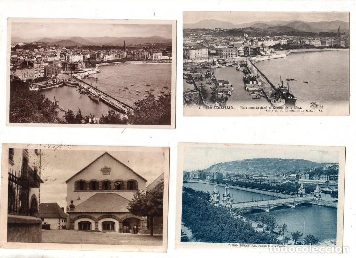 Postales: LOTE DE 10 POSTALES DE SAN SEBASTIAN. VER FOTOS.