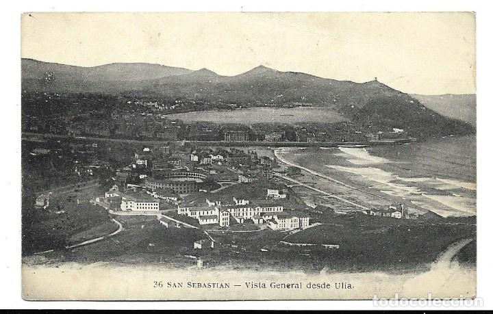 Postcards: POSTAL DE SAN SEBASTIAN - VISTA GENERAL DESDE ULLA - ESCRITA EL 23- 4- 1.919