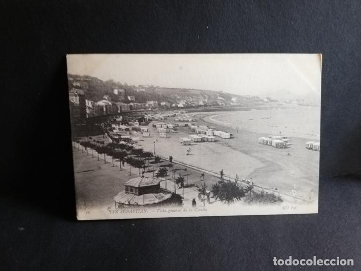 Postcards: TARJETA POSTAL DE SAN SEBASTIAN. VISTA GENERAL DE LA CONCHA.
